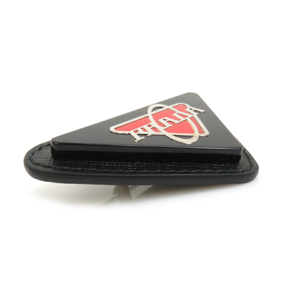 楽天市場】プラダ PRADA ブローチ レザー/プラスチック ブラック