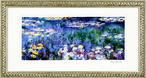 楽天市場】【版画・絵画】クロード・モネ『睡蓮』リトグラフ□限定200