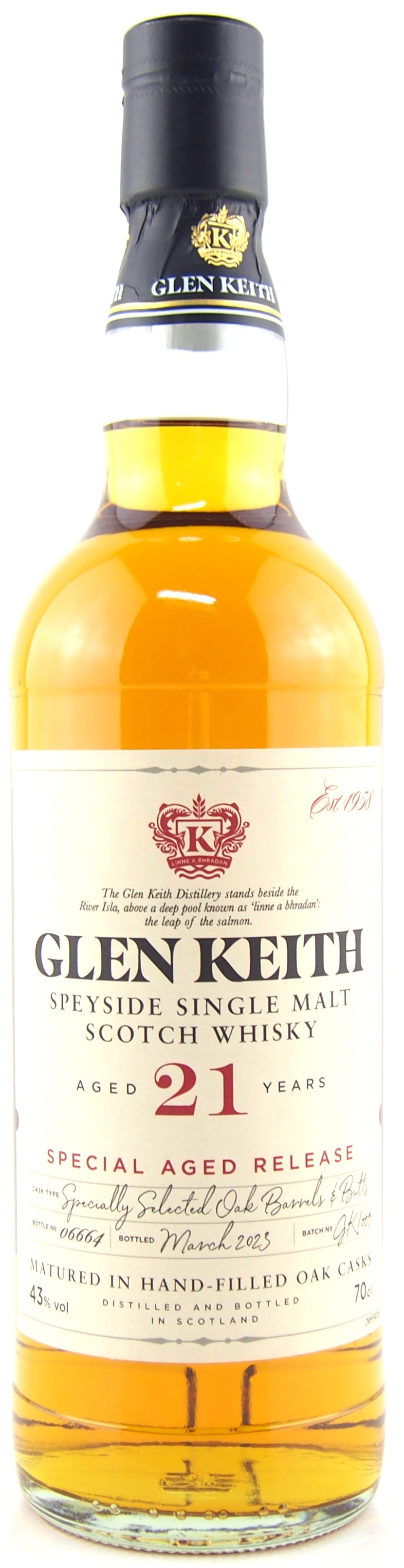Glen Keith 21年 スコッチウイスキー 700ml