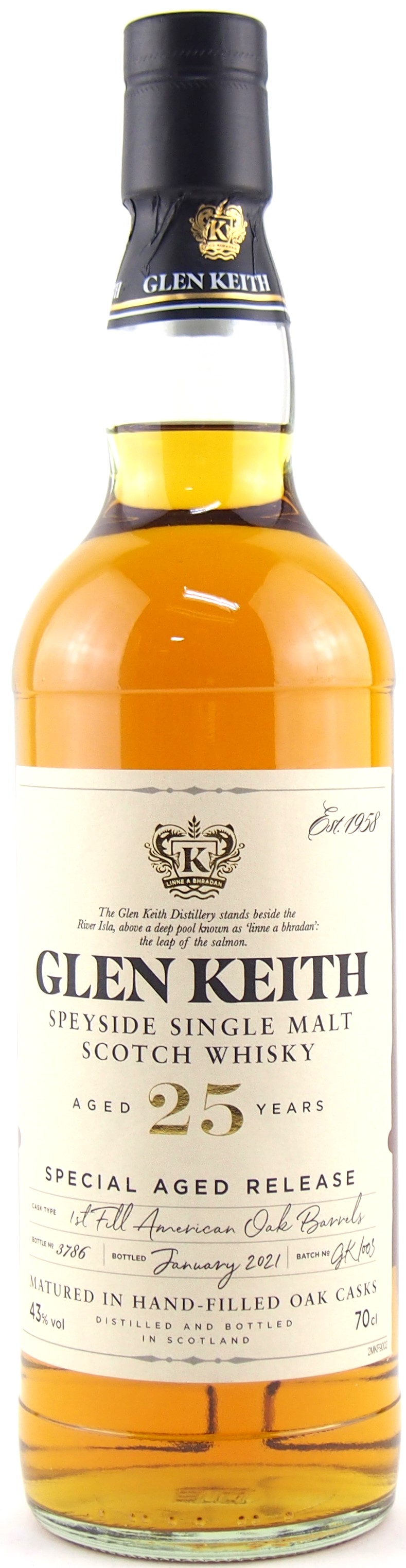 未開栓】 glen keith グレンキース 25年 シングルモルトスコッチ