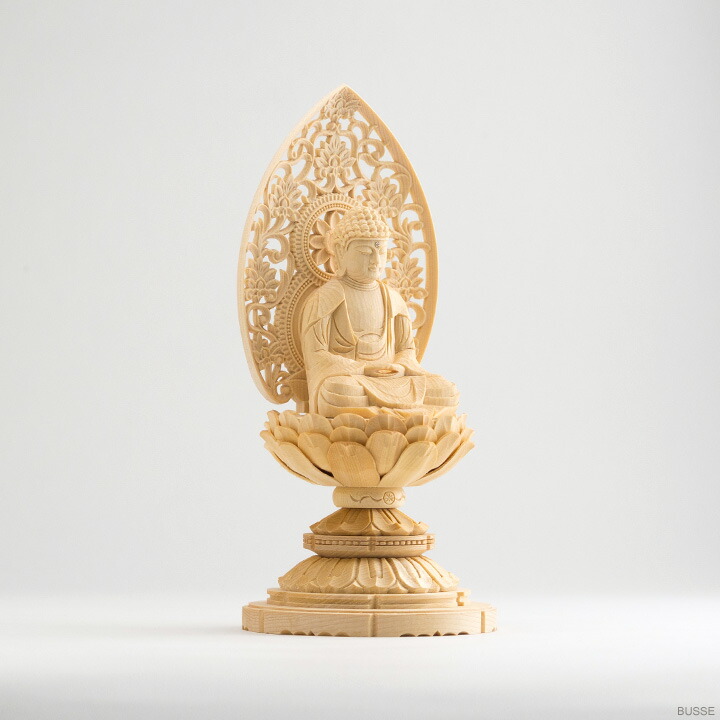 楽天市場】仏像 釈迦如来 座像 ヒノキ製 丸座 2寸 曹洞宗・臨済宗