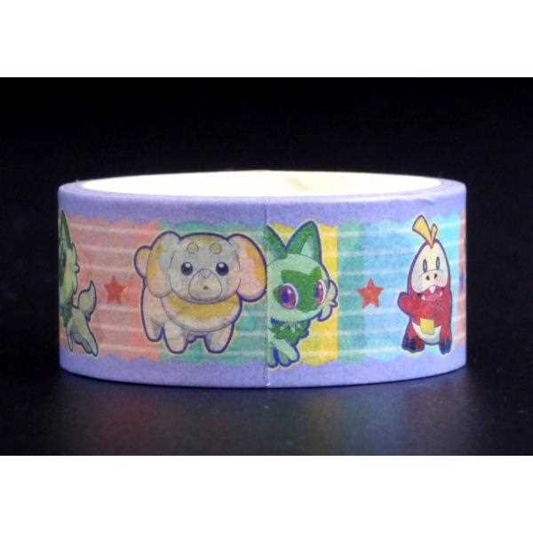 楽天市場】マスキングテープ ポケモンA 1.5cm×長さ3m (100円ショップ