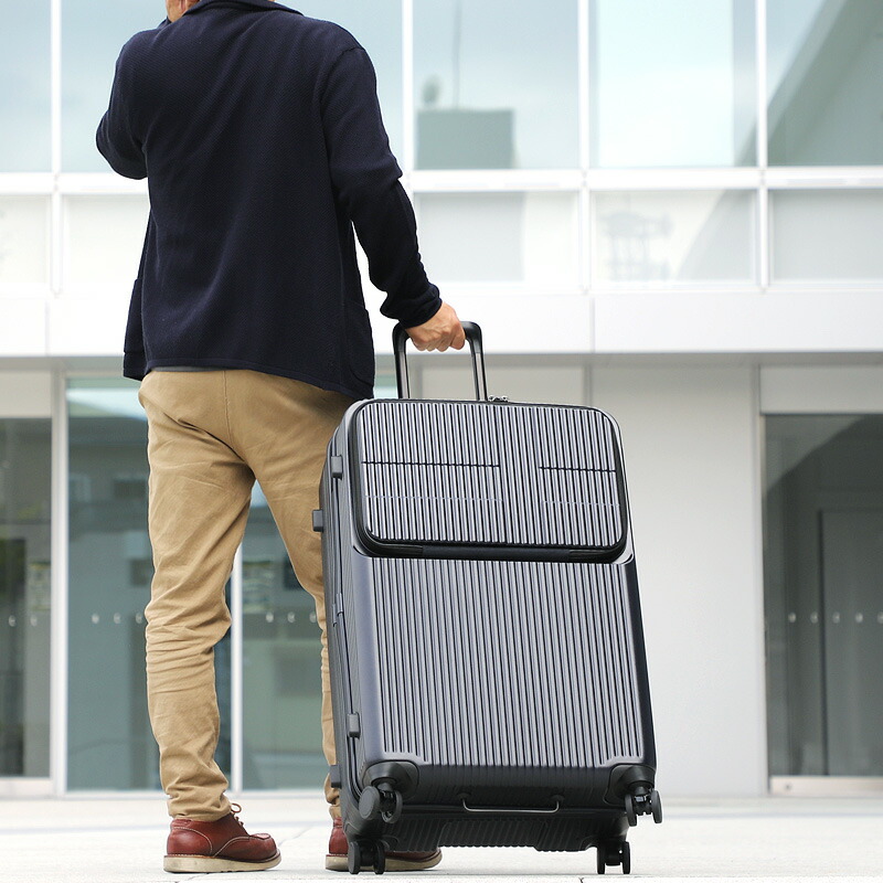 楽天市場】イノベーター スーツケース Lサイズ フロントオープン 92L