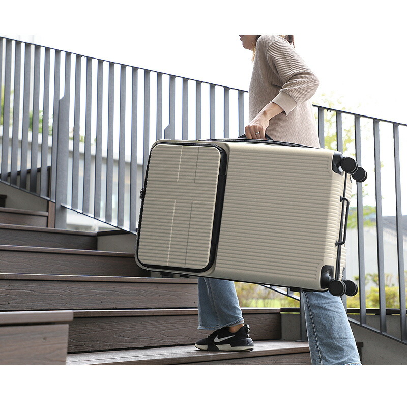 楽天市場】イノベーター スーツケース Lサイズ フロントオープン 92L