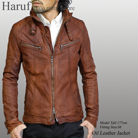 楽天市場】レザージャケット ライダースジャケット メンズ 本革 革