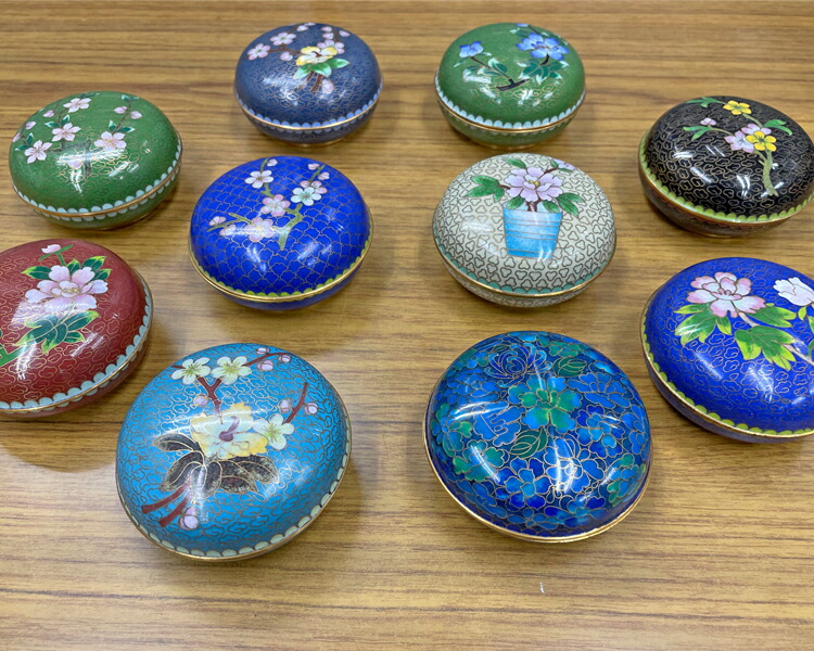 七宝焼 印籠 小物入 根付け 七宝焼 印籠 小物入 根付け 七宝焼 印籠