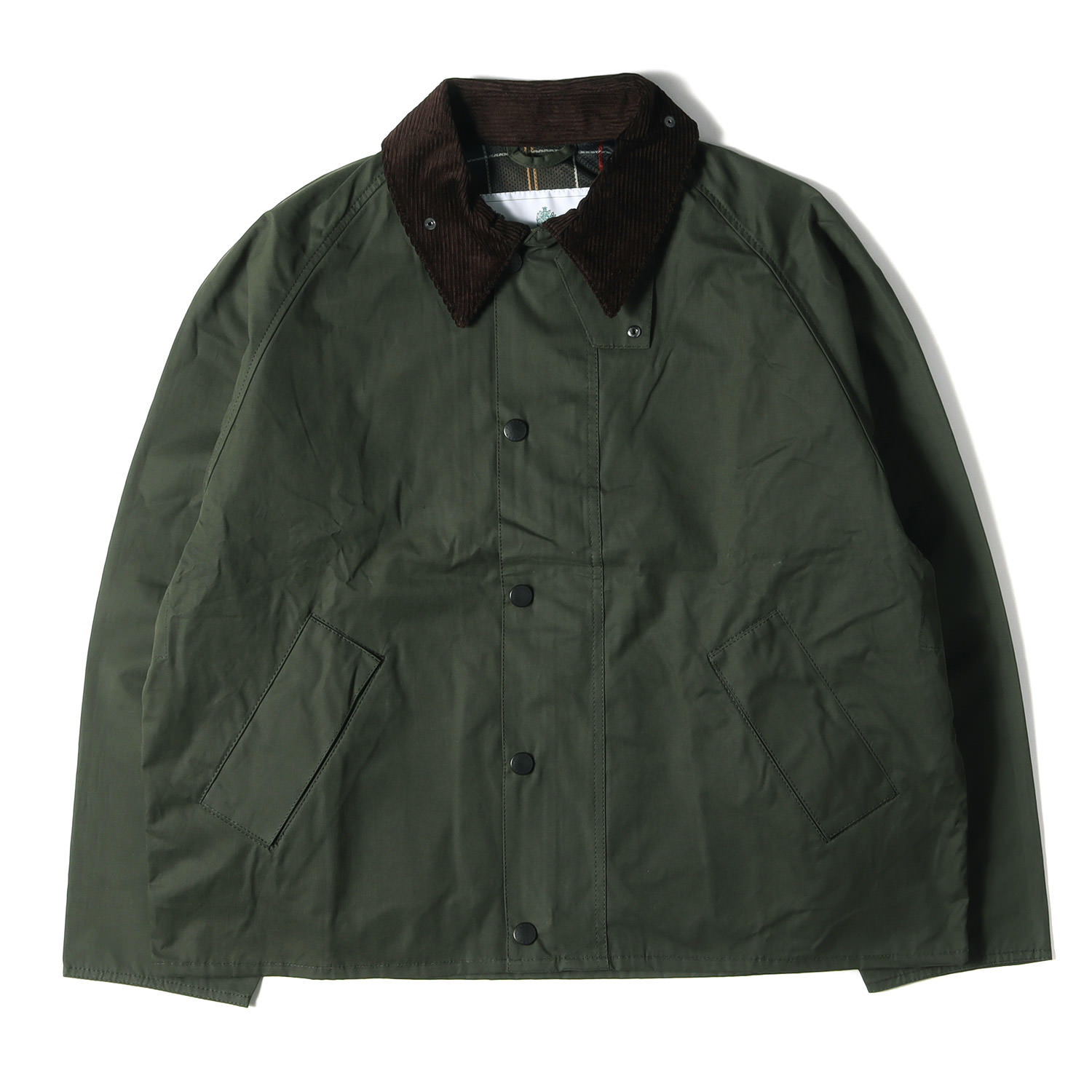 新品】Barbour TRANSPORT WAX セージグリーン 【公式通販】