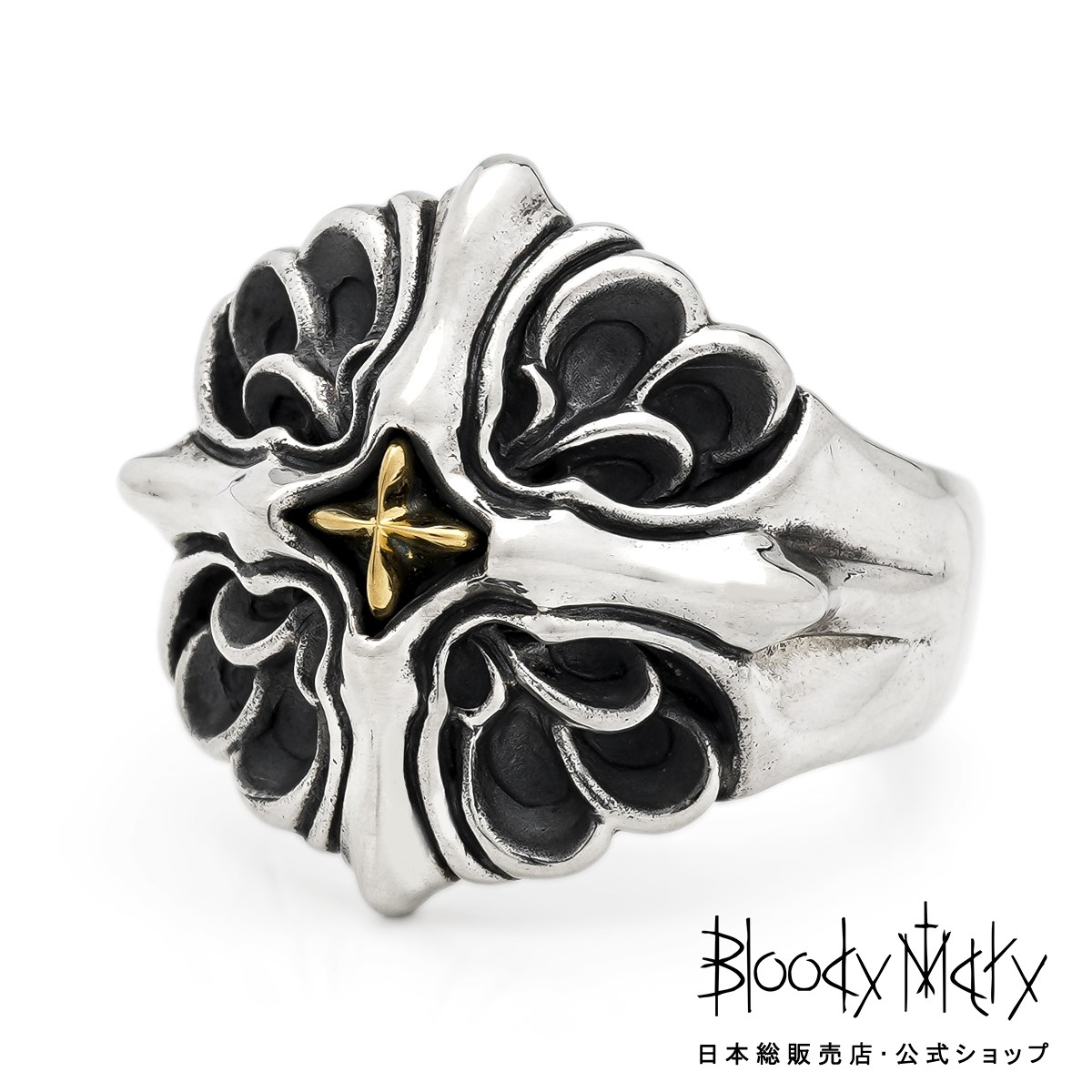 楽天市場】[公式] ブラッディマリー マジェスティ リング K18クロス