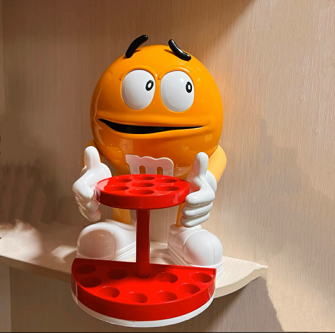 m&m's エムアンドエムズ 非売品！特大ディスプレイ (トレイ付