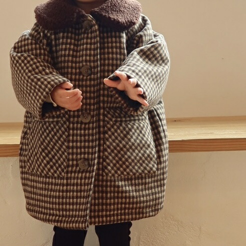 楽天市場】Bonoチェックコート Bisque びすく 韓国子供服 ビスク 秋 冬