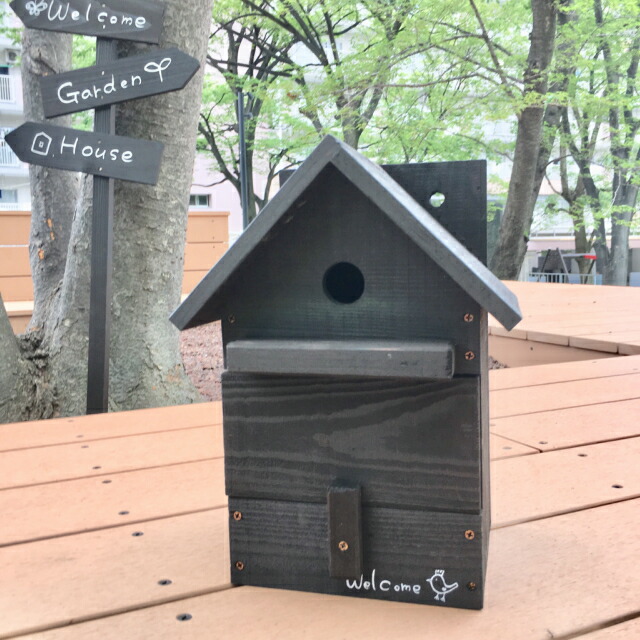 楽天市場】手作り 野鳥用巣箱（シジュウカラ）国産 木製巣箱 : 富田木工所