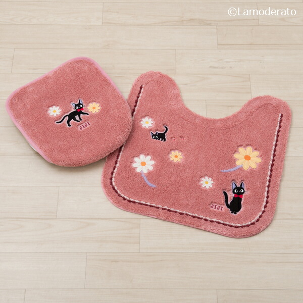 楽天市場】魔女の宅急便 2点セット「花さんぽ」（ トイレマット /58