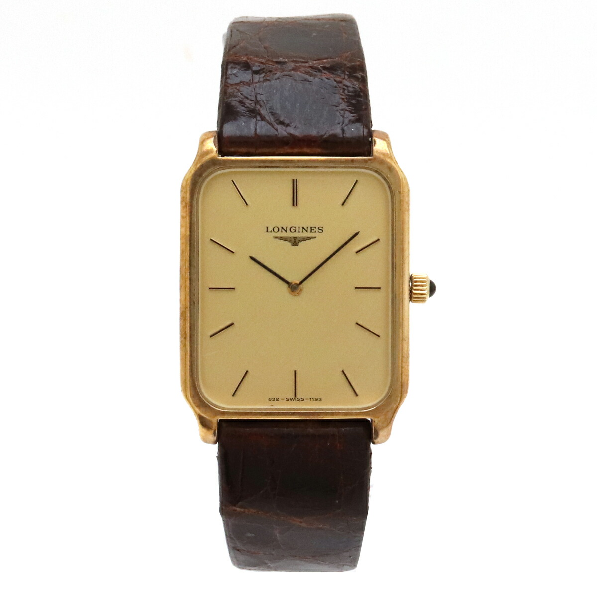 楽天市場】【ウォッチ】LONGINES ロンジン GP 革ベルト ゴールド文字盤