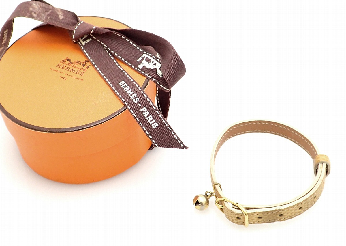 楽天市場】HERMES エルメス 首輪 ペット 猫用首輪 キャット 鈴付き