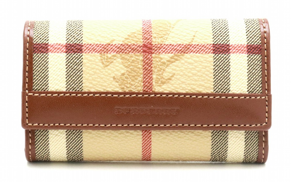 楽天市場】【未使用品】BURBERRY バーバリー キーケース 6連キーケース