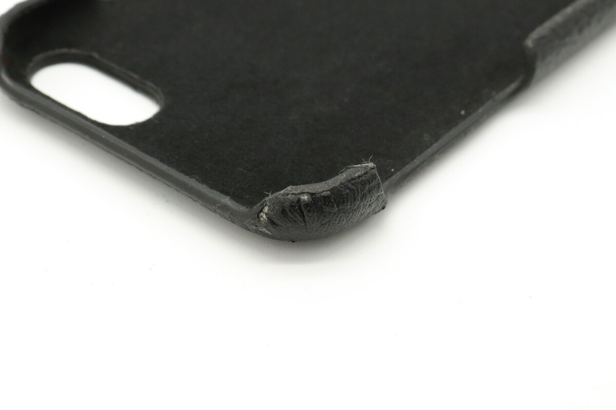 GUCCI グッチ ブラック レザー iPhoneケース メンズ グッチ メンズ