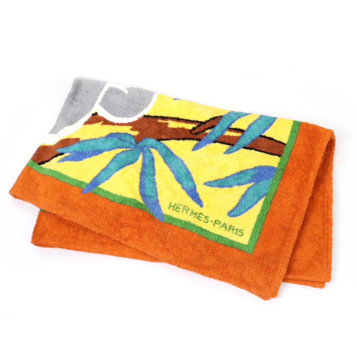 HERMES ビーチタオル コアラ 約144×88㌢ ブランケット バスタオル