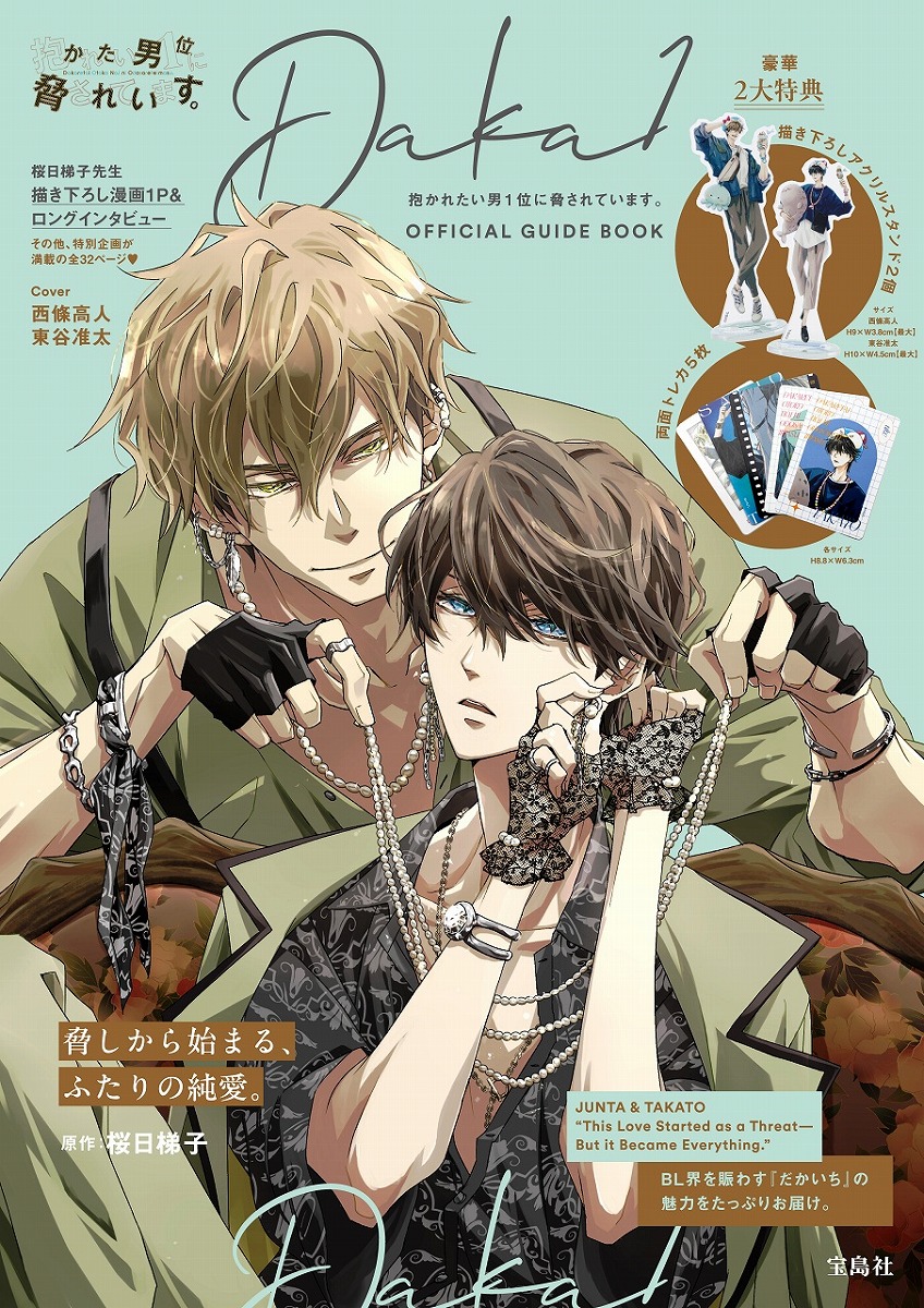 抱かれたい男1位に脅されています。 だかいち クリアバッジ 桜日梯子