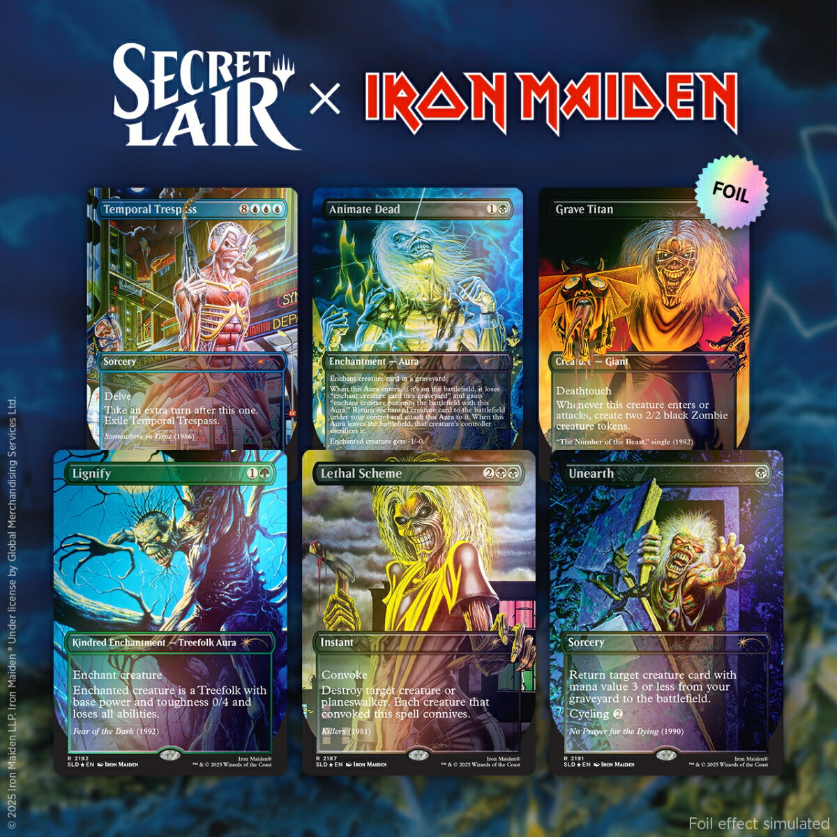 マジックザギャザリングSecret Lair x Iron Maiden 楽天ブックス