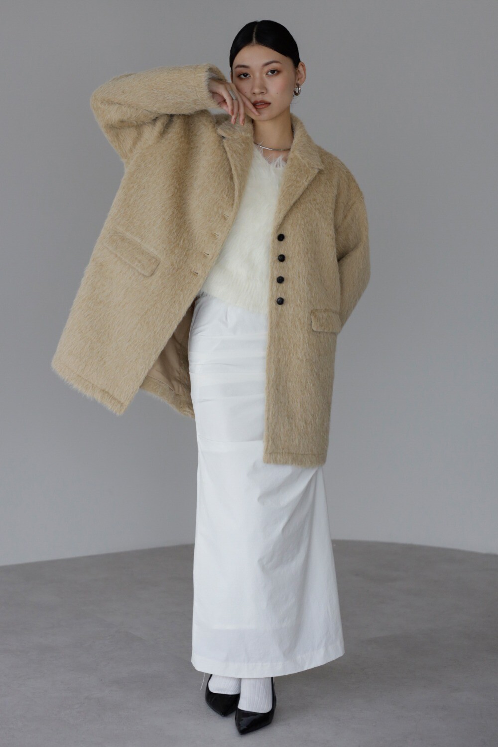 楽天市場】ENC エンク shaggy jacket coat / シャギージャコット 88