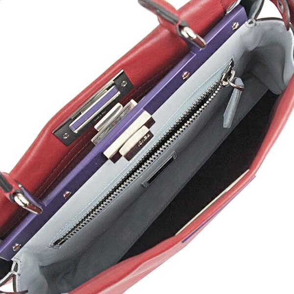 FENDI ヒョウ柄ハンドバッグ 可愛いハンドル 軽量 今年のラッキー