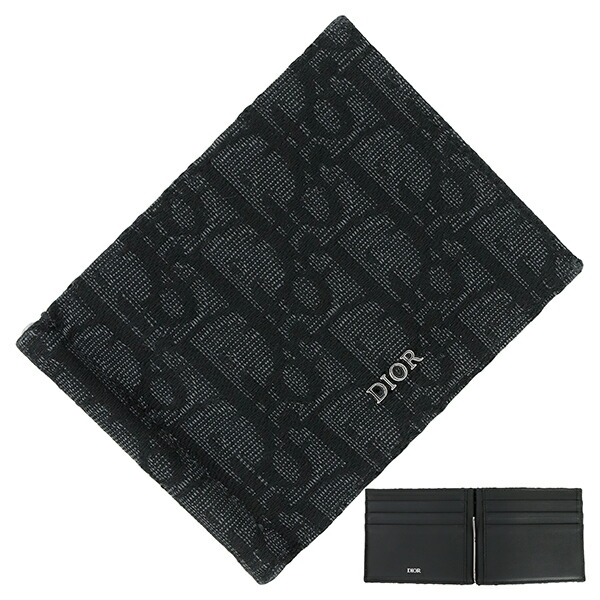 楽天市場】【10%OFF】 ディオール 二つ折り財布 札入れ マネークリップ