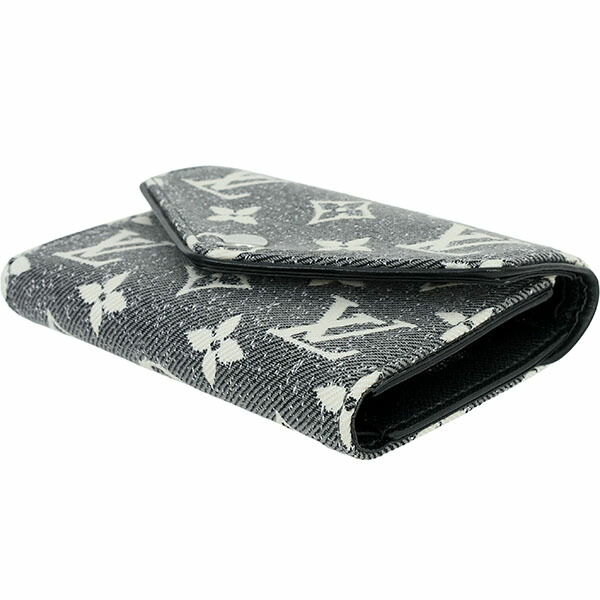 ルイヴィトン ジャガードデニム ヴィクトリーヌ コンパクトウォレット