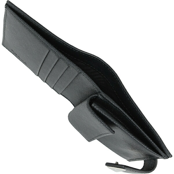 楽天市場】【新品】 プラダ 二つ折り財布 サフィアーノ タブ レザー