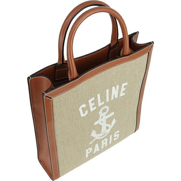 セリーヌ トートバッグ プリントキャンパス カーフスキン CELINE