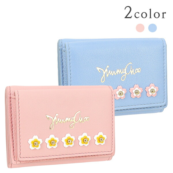 楽天市場】ジミーチュウ 財布 ミニ財布 三つ折り財布 ネモ フラワー