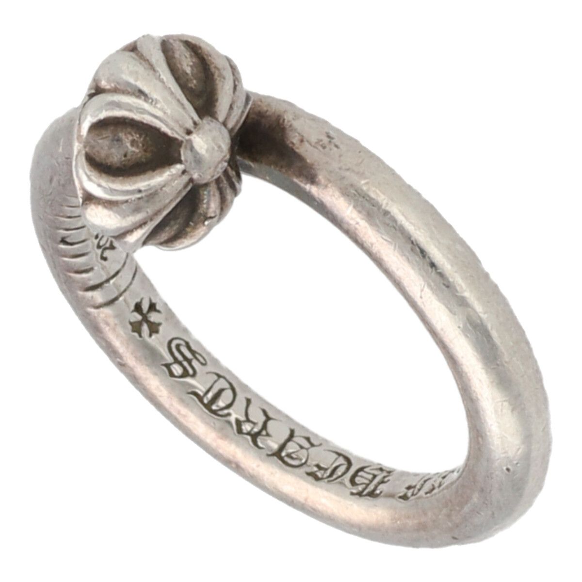 クロムハーツ nail ring 16号 鑑定済み】クロムハーツ ネイル クロス