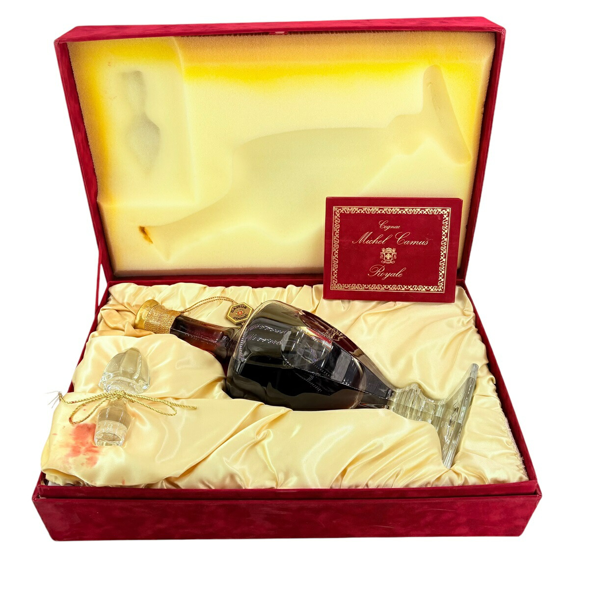 カミュ ミシェル ロイヤル バカラ クリスタルボトル 冊子 替え栓 化粧箱