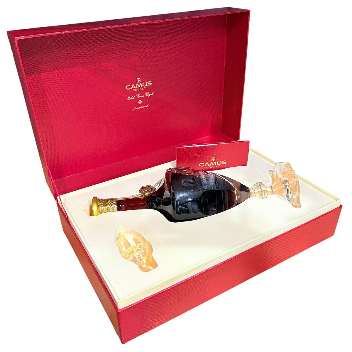 訳あり】カミュ CAMUS コニャック バカラ カラフェ 700ml 化粧箱付き