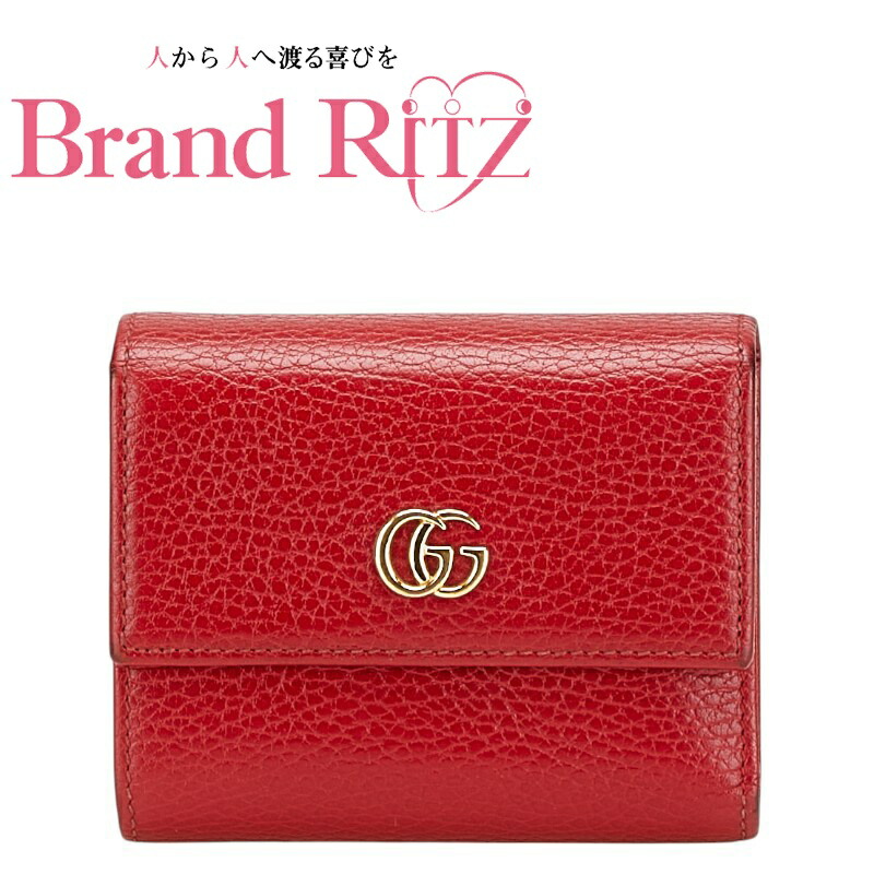 楽天市場】gucci 財布 ggマーモント（カラーレッド）（バッグ・小物