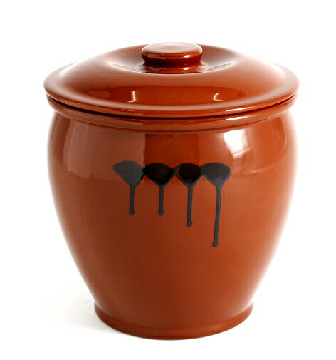 昭和レトロ 蓋付き壺 つぼ 彫刻 梅柄 時代物 古物 梅干し壺 味噌壺 陶器