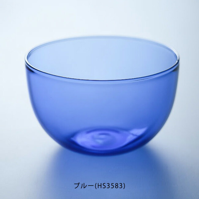 青色ガラスボウル 金属スタンド付き 青色ガラスボウル 金属スタンド