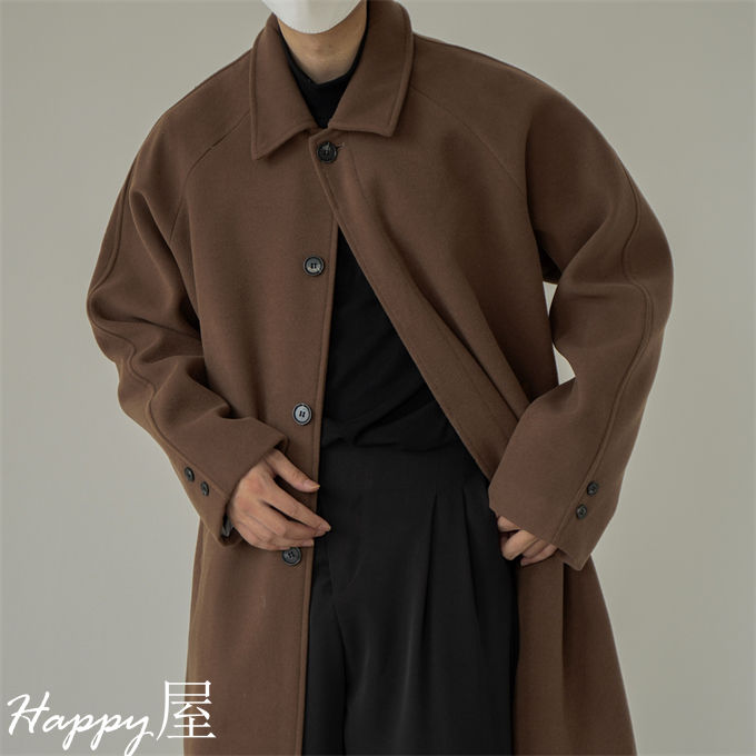 楽天市場】チェスターコート メンズ ロングコート ビジネス 無地