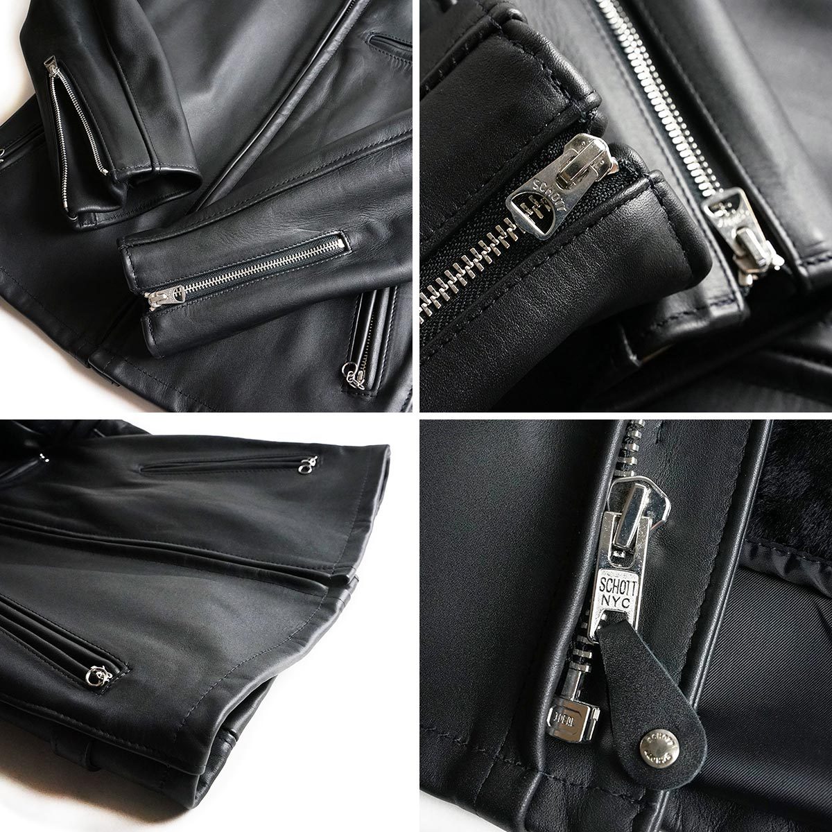 楽天市場】ショット SCHOTT 641 スタンドカラー シングルライダース