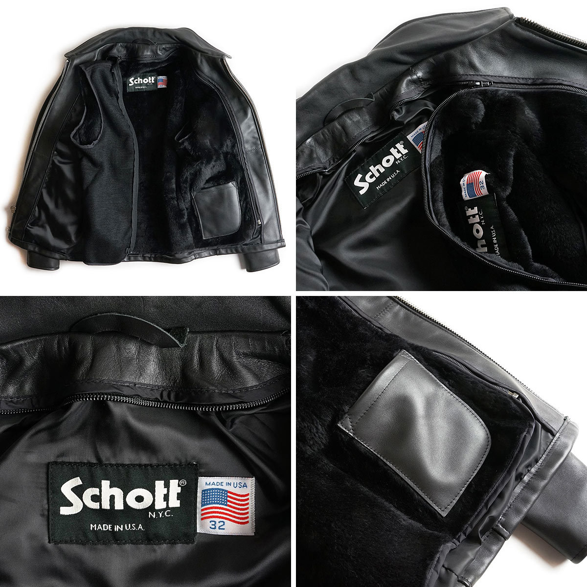 楽天市場】ショット SCHOTT 643 当店別注 襟付き シングルライダース