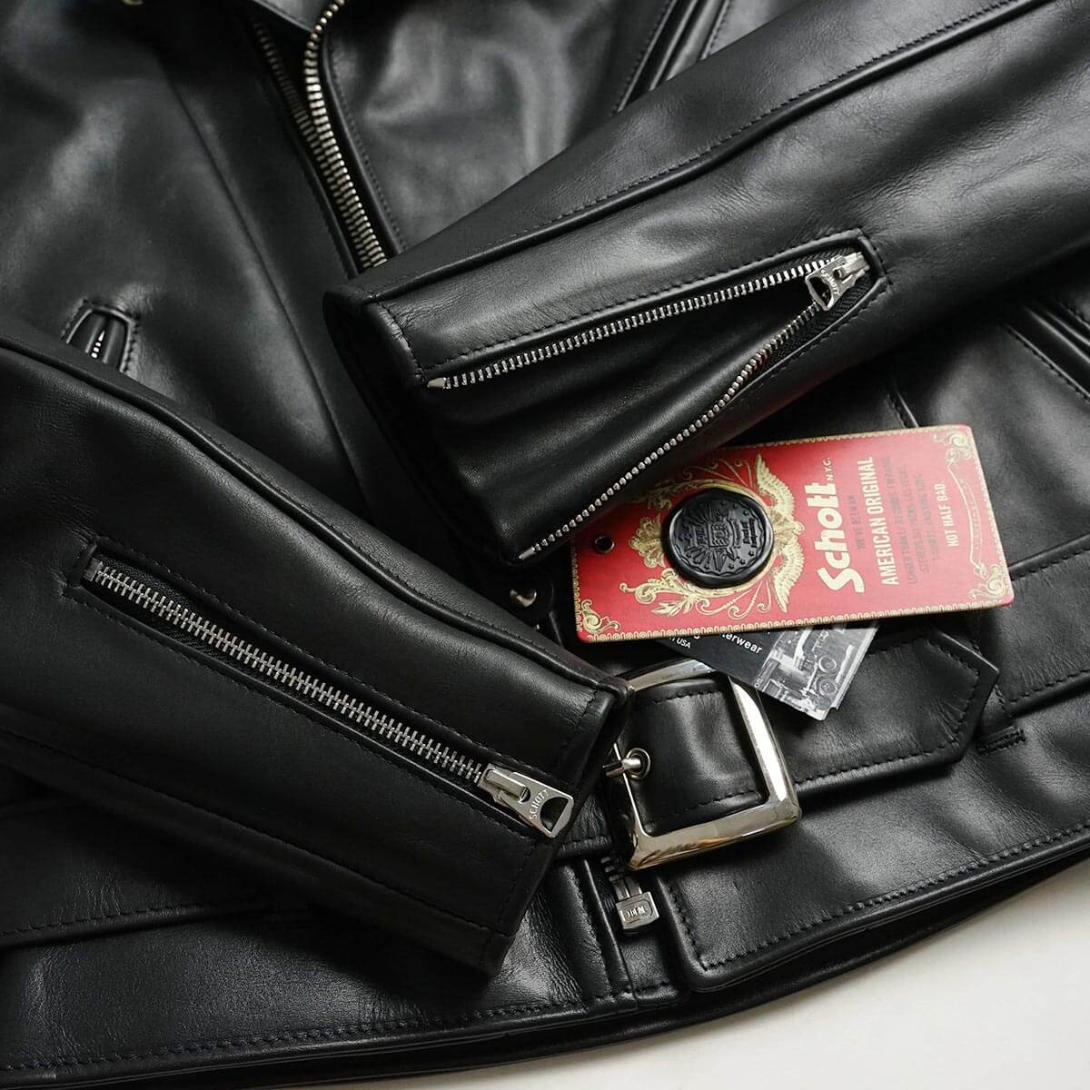 楽天市場】ショット SCHOTT 613 ワンスター ダブルライダース ブラック