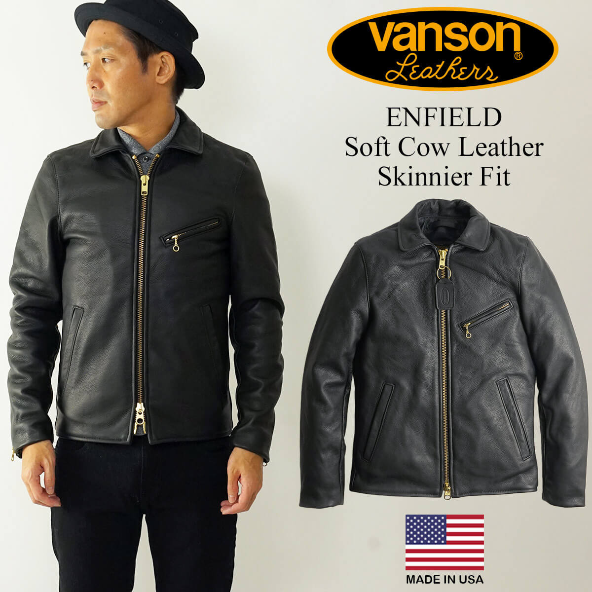 美品 VANSON シングルライダース ENFIELD メンズ 36(S) 楽天市場