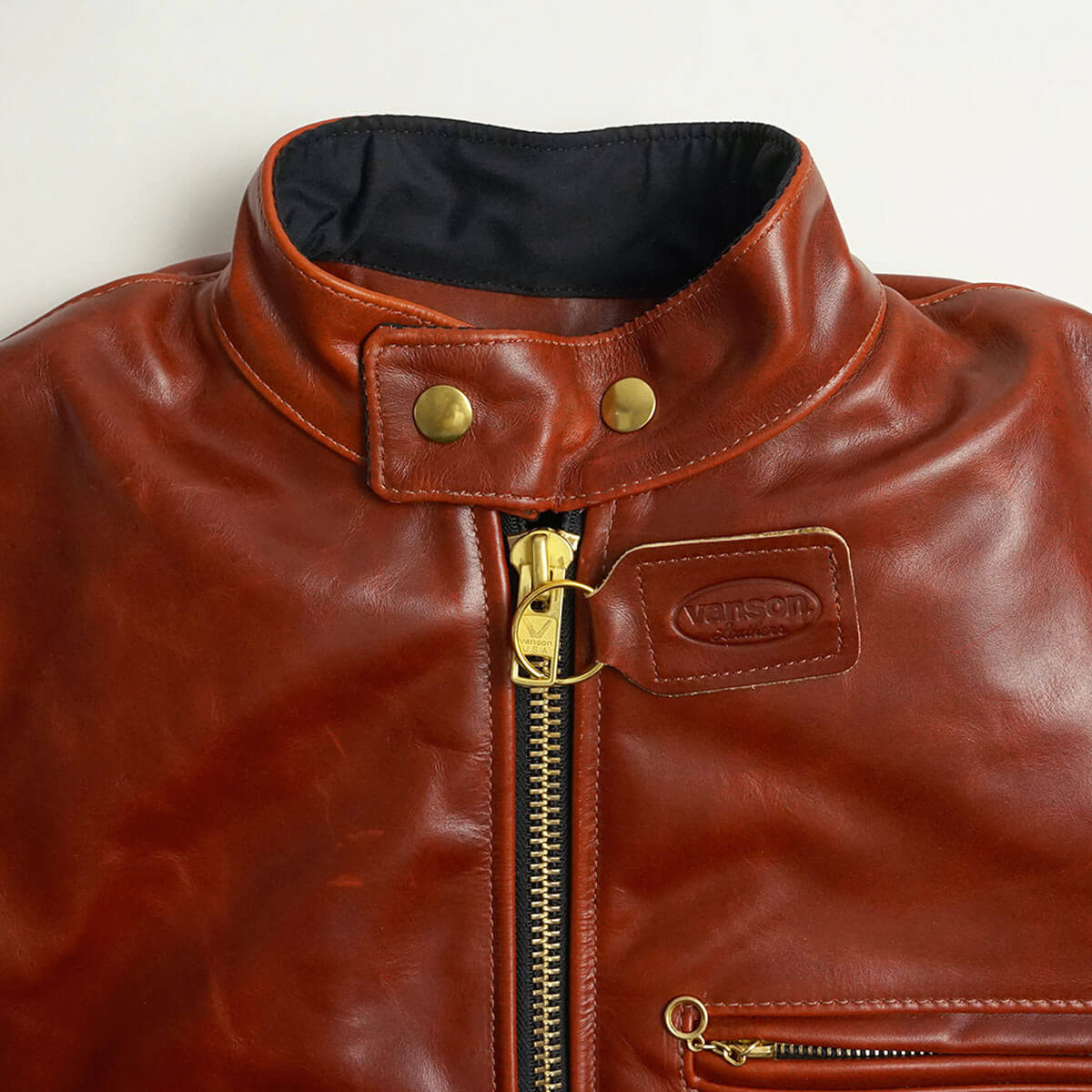 楽天市場】バンソン VANSON MODEL B シングル ライダース オクタゴン