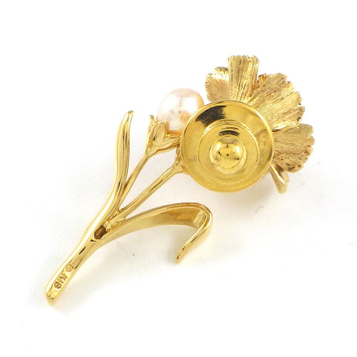 楽天市場】ミキモト MIKIMOTO ピンブローチ カーネーション モチーフ 1