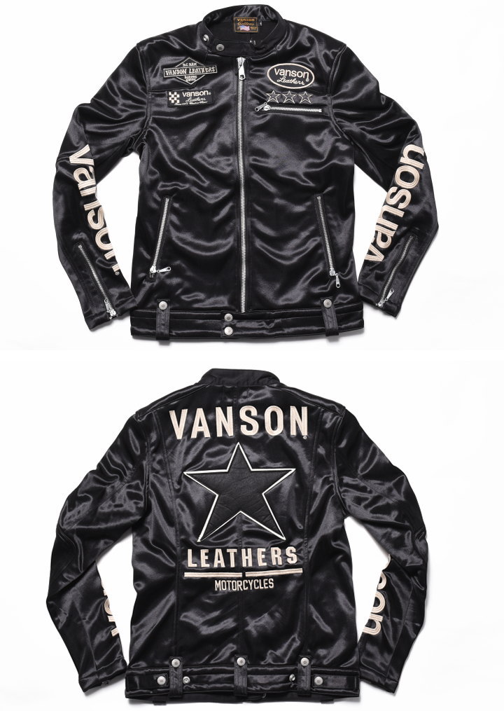 楽天市場】【当店別注】バンソン VANSON ライダース ワンスター 刺繍