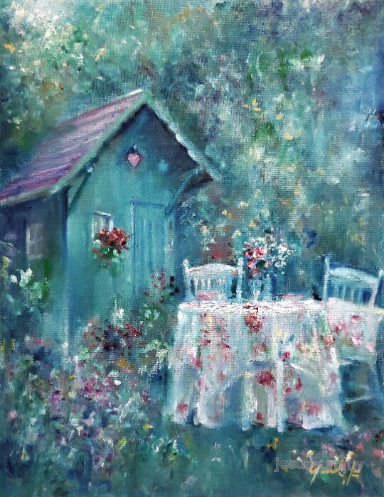 注文 【美品】カルチュア・アンリミテッド J-one art in life 風景画