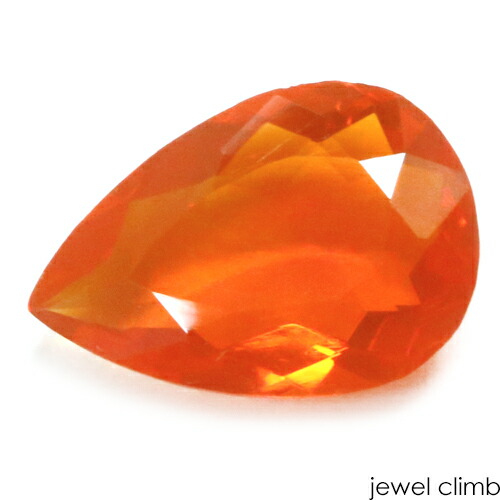 青い斑の浮かぶ魅力的なオレンジオパール73.5ct/ファイアオパール/鉱物