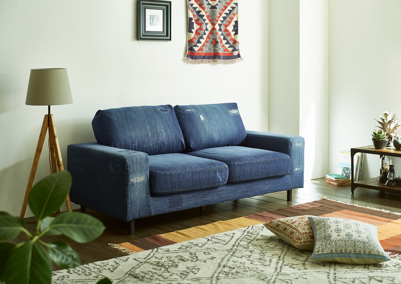 journal standard Furniture デニムソファ 2人掛け ジャーナル