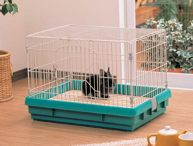 楽天市場】【うさぎに優しい木製すのこ付き】 うさぎ ケージ すのこ