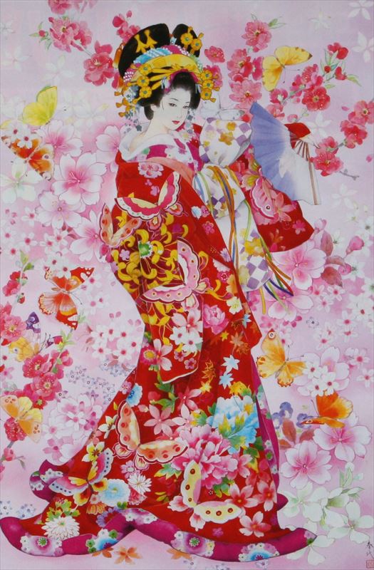 春代 胡蝶蘭 花 其ノ壱 ジグソーパズル1000ピース 春代 胡蝶蘭 花 其ノ