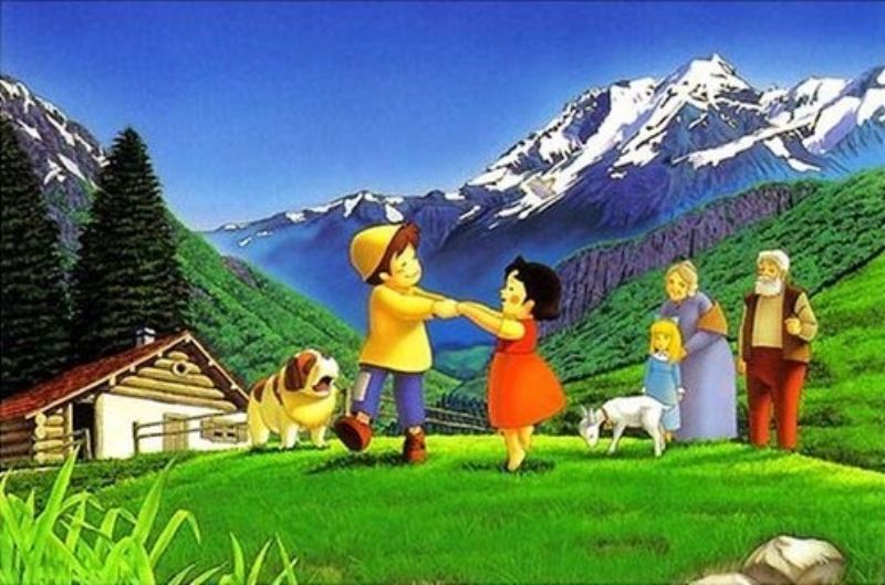 未開封】アルプスの少女ハイジ 「牧場のダンス」2000ピース ジグソーパズル